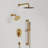 Pressure‑Balanced Shower System, 10" Rainfall Dual  Showerheads with Handheld Shower-92522935