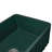 Ruvati 33 x 20 inch Fireclay Reversible Farmhouse Apron-Front Kitchen Sink  - Emerald Green