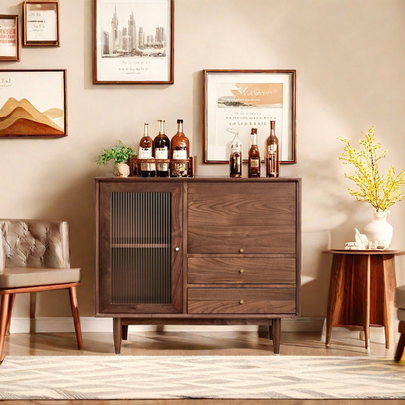 Buffet Simplicity avec portes en verre