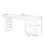 Bureau rectangulaire en bois massif Nu-brun-1520384542