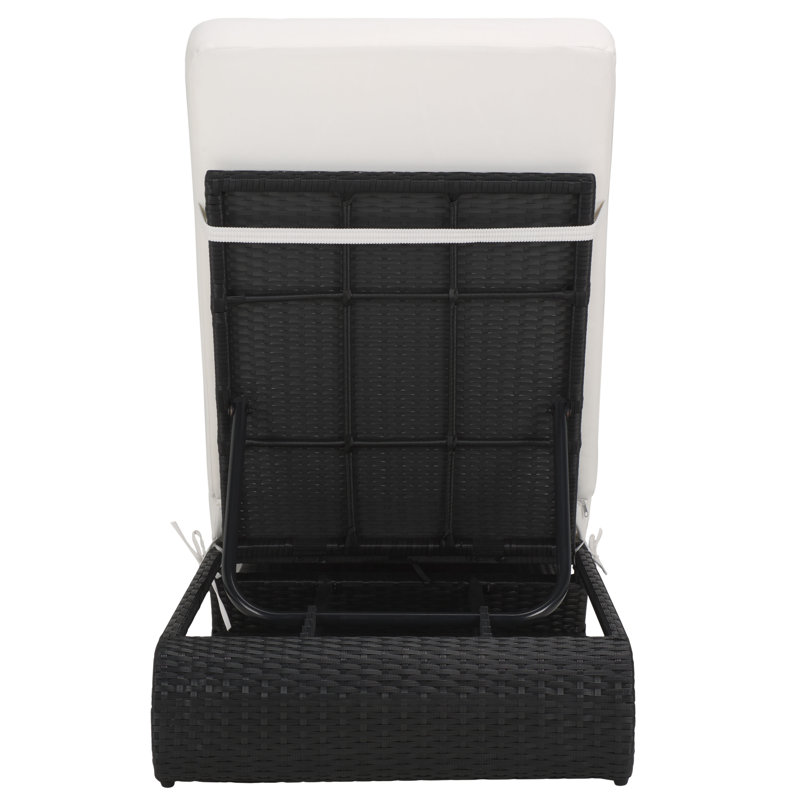Tullahoma Lounger, Black, White