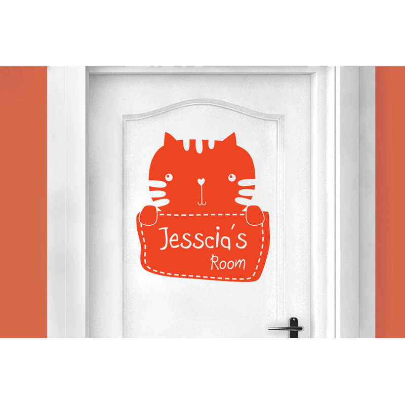 Animals Wall Decal, Orange