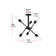 Colebrook 6 - Light Dimmable Sputnik Modern Linear Chandelier