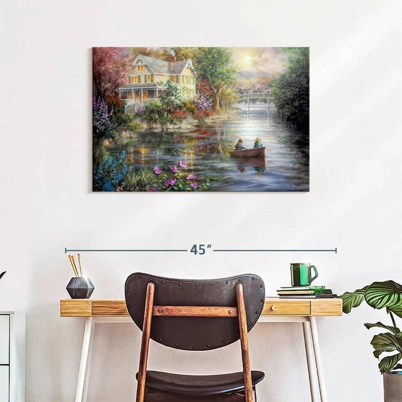 Lilie The Evening Reflections, 24" H x 36" W