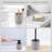 Concrete Cement Bathroom Accessories, 4-Piece Set-108856486