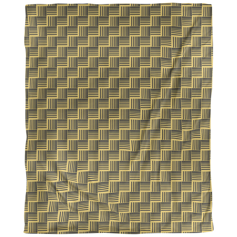 Tissu basketweave, Sergé de coton, L 58 po x l 36 po, Jaune