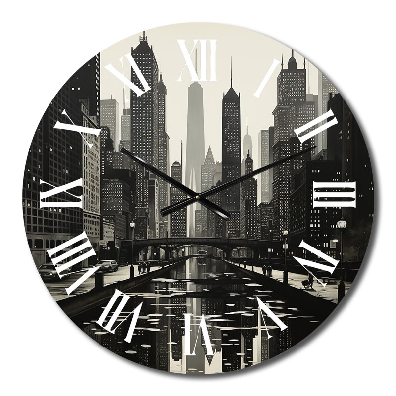 Dalbert Metal Wall Clock, Small