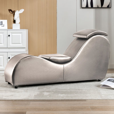 Vegan Leather Chaise Lounge by Mjkone