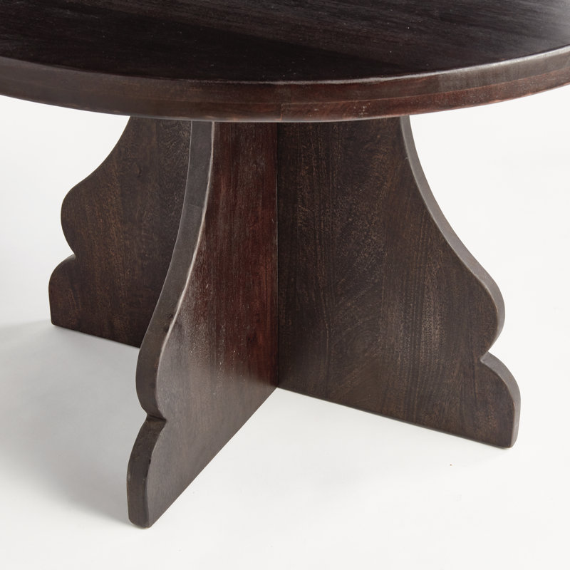 Seville Round Dining Table, Black