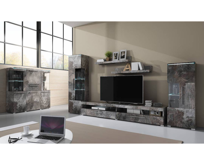 Dawnita Display Cabinet, Grey