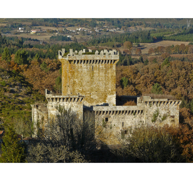 Pambre Castle, Spain, 36" H x 48" W