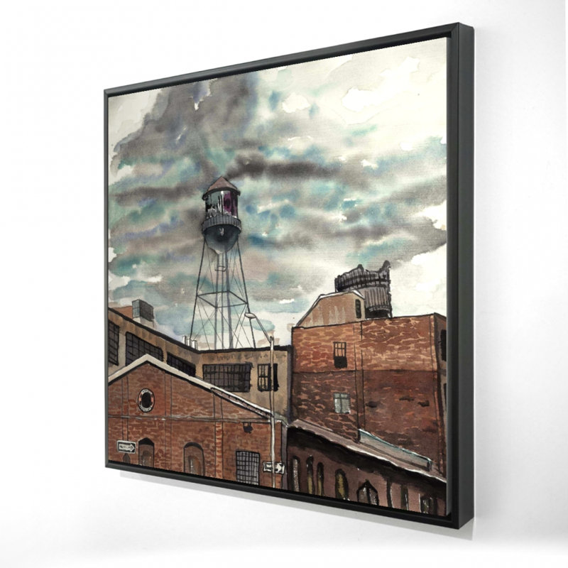 «Water Tower In Williamsburg» sur toile