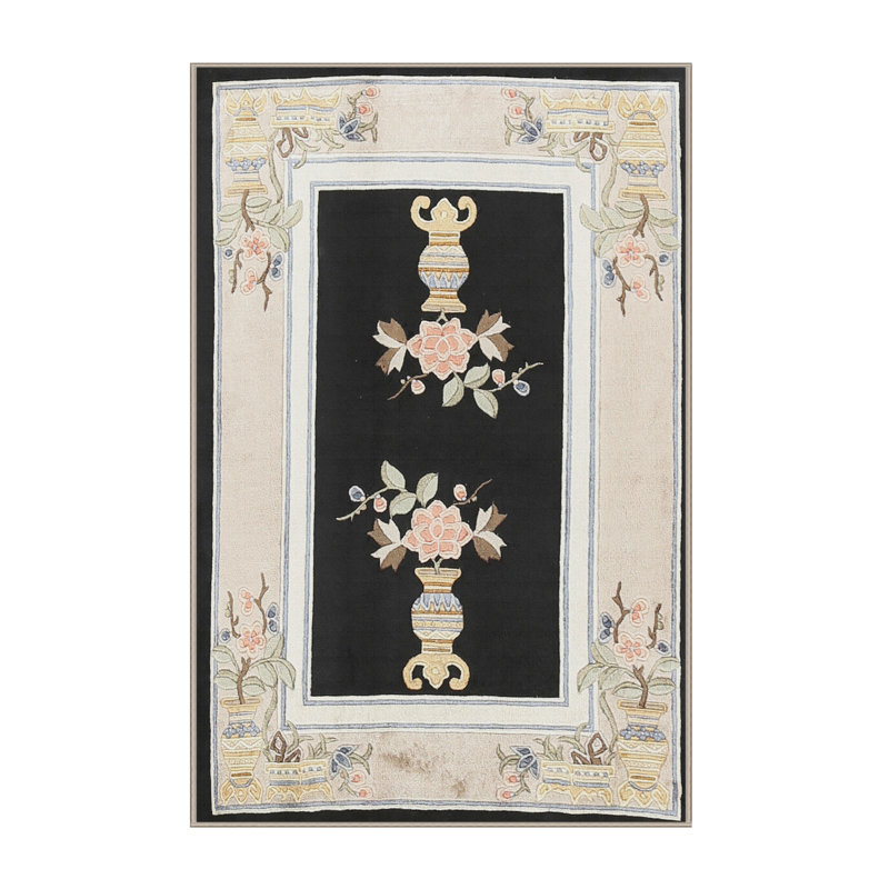 Tapis beige, Rectangle 5 pi x 7 pi