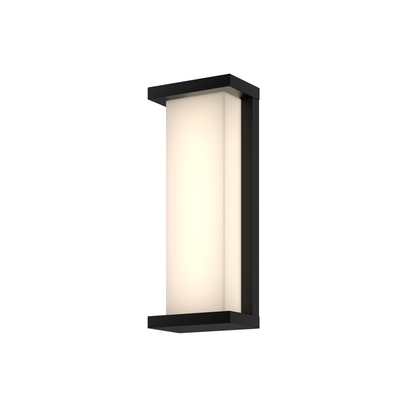Applique murale en aluminium Bravo, H 14 po x l 5,62 po x P 3,63 po