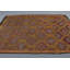 Grand tapis kilim turc antique avec broderie colorée en rouge - idéal pour les espaces de salon