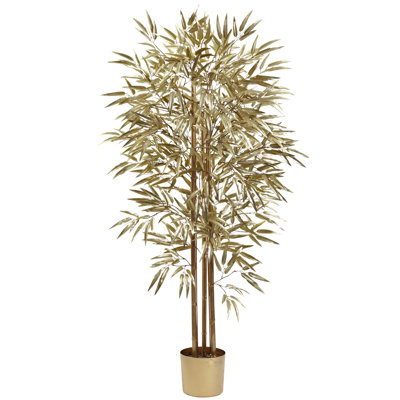Bambou artificiel 60 po en pot