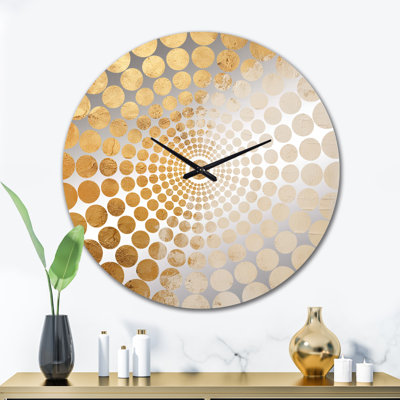 Abstract Split - Abstract Shapes Wall Clock