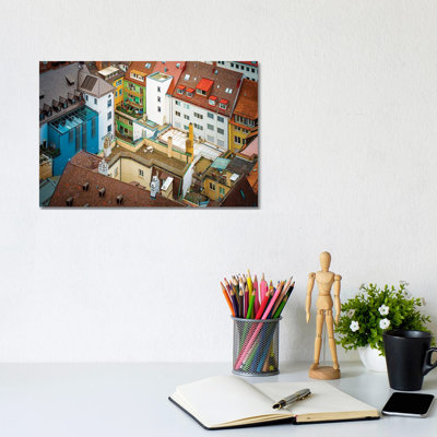 Cityscape Germany by Nik Rave - Wrapped Canvas Graphic Art 1 Piece Wrapped Canvas Wall Art