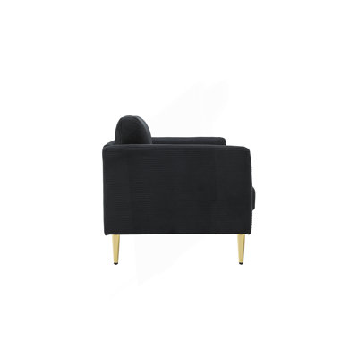 Causeuse moderne, coussins rembourrés moelleux, canapé de salon
