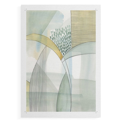 Mint Reflection I -Canvas Print Only - NOT FRAMED