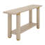 Console de 62,9 po avec console minimaliste moderne, canapé d'entrée en bois de pin massif avec détails en métal, tablette de rangement ouverte-548984790