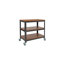Rolling Storage Cart with Metal Wheels