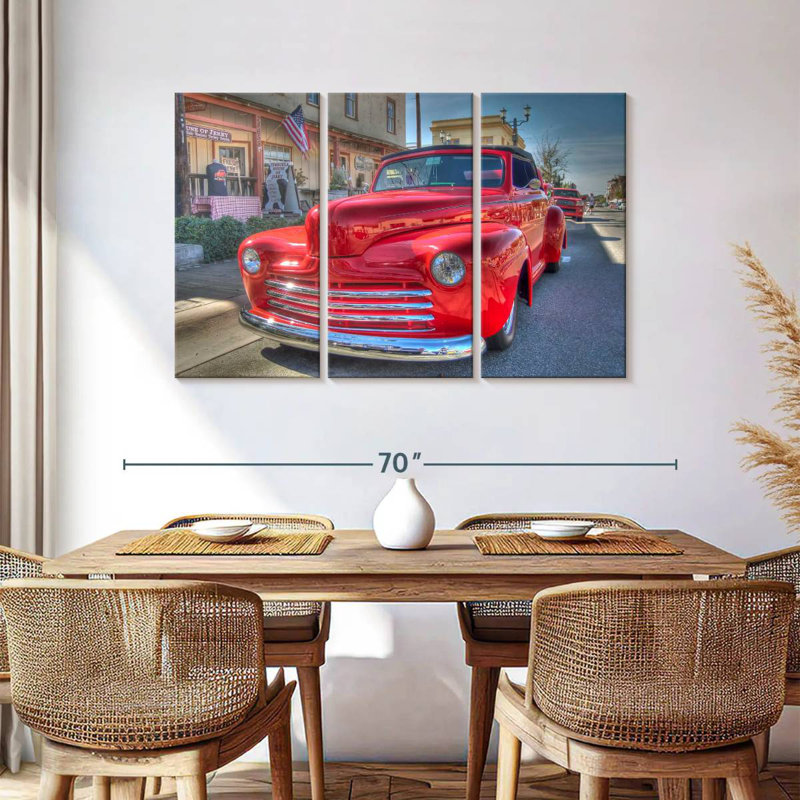 Façade de voiture rétro USA