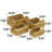 Kriebel Seagrass Handmade 4-Piece Nesting Basket