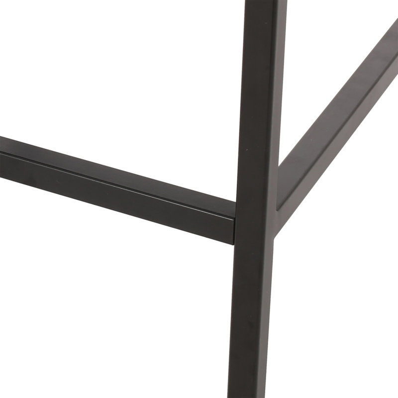Sophisticated Counter Stool Set With  Design, Black