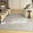 Shadows Power Loom Polyester Floral Area Rug -464851416