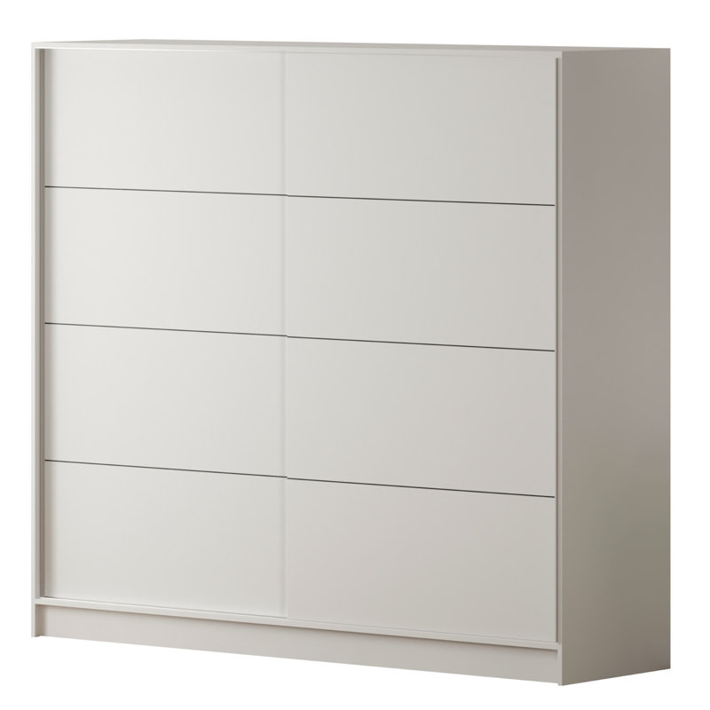 Ishrat 2 Door Manufactured Wood Wardrobe