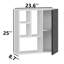 Armoire flottante asymétrique contemporaine Orhun