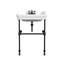 Cheviot Products Essex 24" Console Bathroom Sink with Overflow & Metal Base-1627047886-1740167212