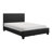 Saelah Platform Bed, Faux Leather Upholstery, Wood Frame-715653152-721109526