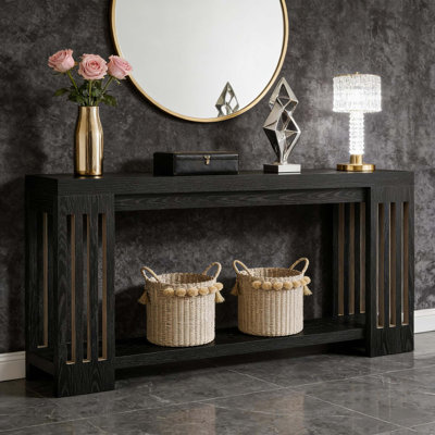 Console Table, 2-Tier Side Table,Sofa Table