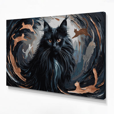 «Cats Chantilly», art mural sur toile Tiffany