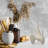 Ceramic Three Pillar Tabletop Candle Holder