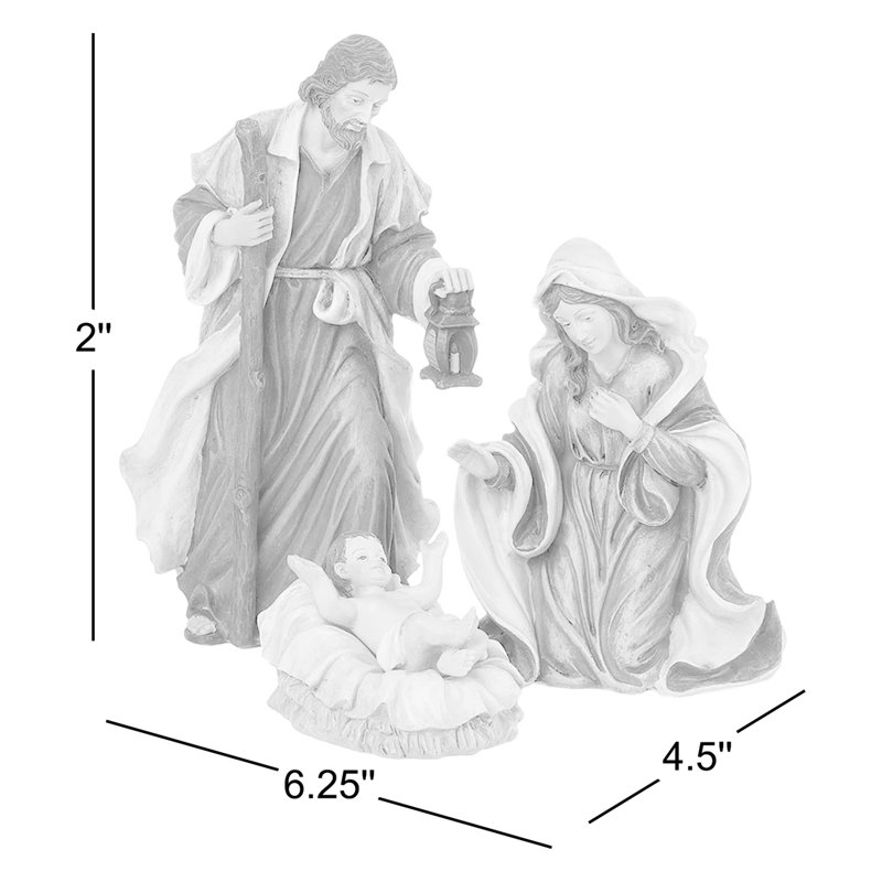 Ensemble de 3 morceaux de la Sainte Famille