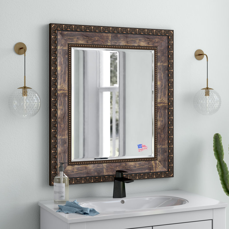 Miroir d'appoint traditionnel Sven, H 25,5 po x l 21,5 po