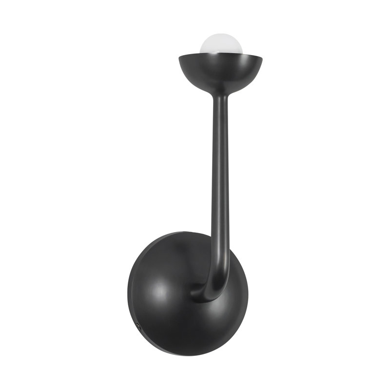 Spade 5-in White dimmable LED Bathroom Vanity Light, Oil Rubbed Bronze