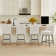 Bethea Upholstered Swivel Counter Stool