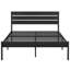 Structure de lit pleine grandeur Alicia avec tête et pied de lit en bois, lit plateforme rustique industriel avec support en acier robuste, aucun sommier requis, rangement sous le lit, sommier anti-bruit, noir-1830588108-1800070355