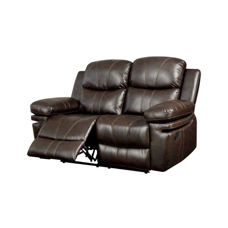 Causeuse transitionnelle l 59,4 po, brun