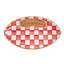 Ginger & Royal Check Football Platter-427341534