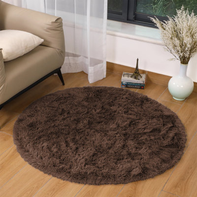 Alizabeth Standard Shag 120cm X 120cm Area Rug