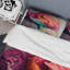 Multicolore encre liquide tulipe fleurs I - ensemble de housse de couette tulipe floral - polyester microfibre-217286105