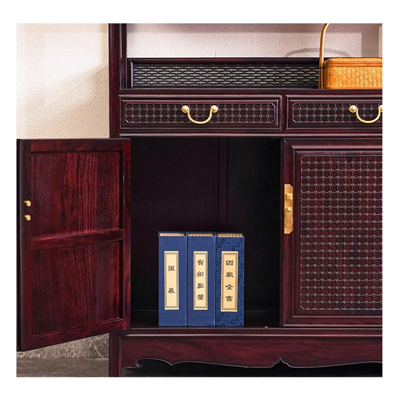 New Chinese Minimalist Style Bookcase