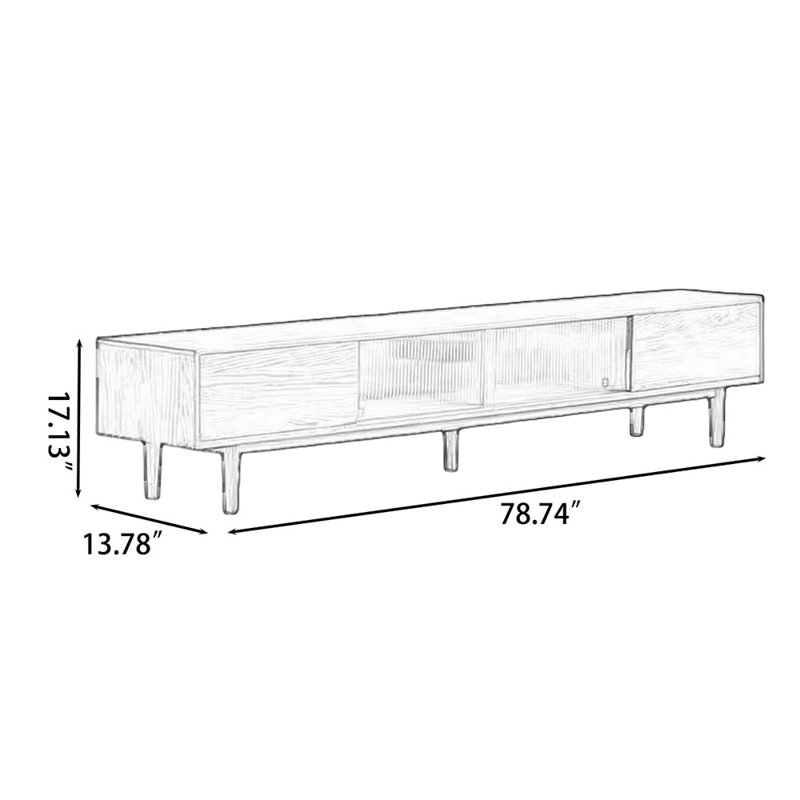 Meuble télé Burwood, 78.74"