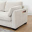 Canapé modulaire en L avec table pliante et port double-207366482
