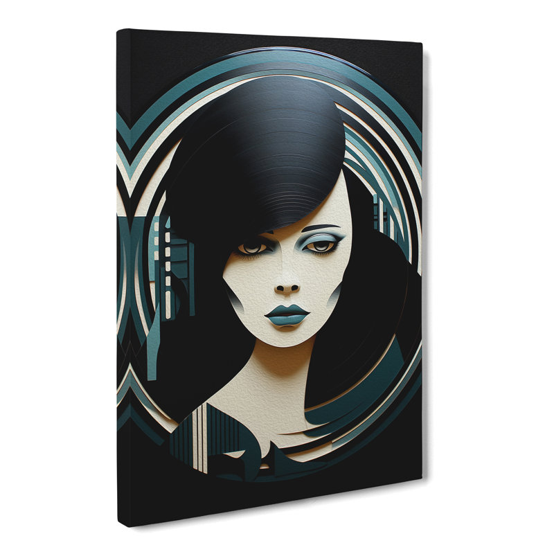 Vinyl Record - Wrapped Canvas, 76cm H x 50cm W x 3cm D